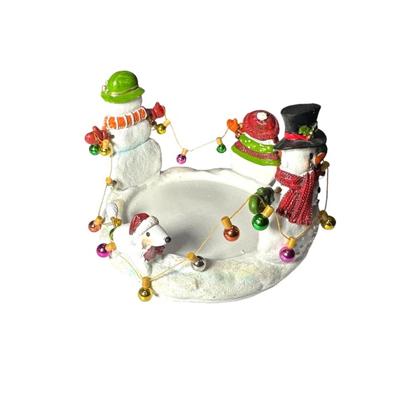 Yankee Candle 1628690 Snowman Large Jar Candle Holder - Picture 3 of 3